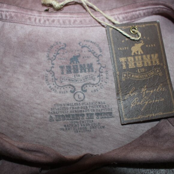 Trunk Ltd David Bowie T Shirt L Distressed Brown - Picture 6 of 9